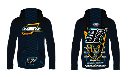 CBR Blue and Gold Sublimated Hoodie